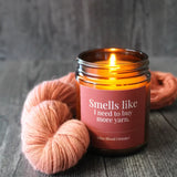 Hand-poured Coconut Soy Wax Candles For Knitters