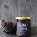 Hand-poured Coconut Soy Wax Candles For Knitters