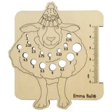 Emma Ball Wooden Needle Gauge