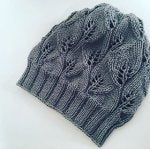 Leafy Beanie - Introduction to Lace Knitting